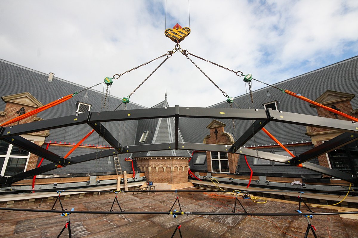 Octatube (@octatube) on Twitter photo Today we started hoisting the frames for Shell's C30 building in The Hague - a milestone in the process and another step closer to completion. #workinprogress
Read more about this gridshell here:
ow.ly/sLp450C2TjN
<a href="/Vriesverburg/">De Vries en Verburg</a>
<a href="/Shell/">Shell</a>
<a href="/ABTbv/">ABT</a>
<a href="/turnertownsend/">Turner & Townsend</a> Today we started hoisting the frames for Shell's C30 building in The Hague - a milestone in the process and another step closer to completion. #workinprogress
Read more about this gridshell here:
ow.ly/sLp450C2TjN
<a href="/Vriesverburg/">De Vries en Verburg</a>
<a href="/Shell/">Shell</a>
<a href="/ABTbv/">ABT</a>
<a href="/turnertownsend/">Turner & Townsend</a>