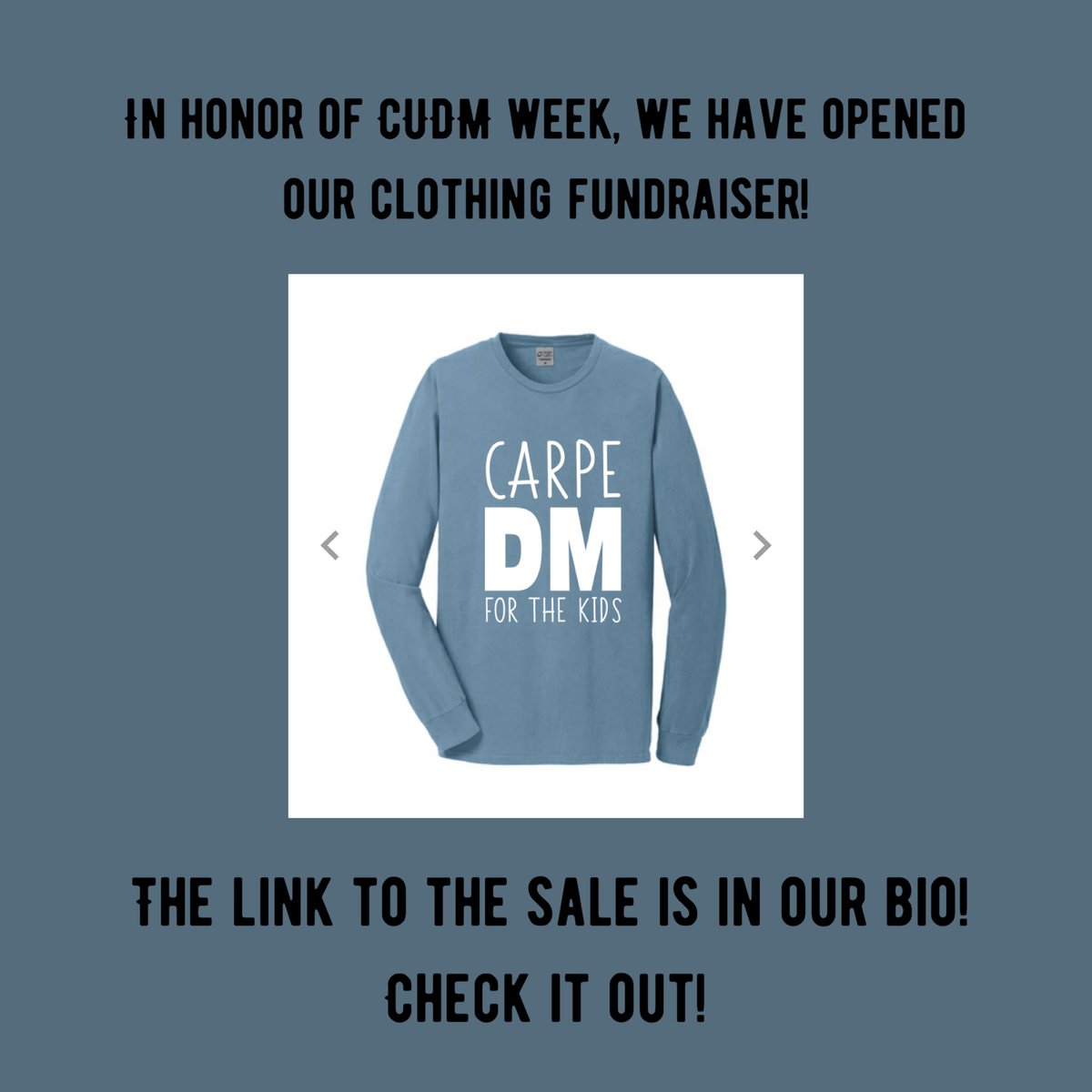 Also, to kick off our week, we have opened our clothing fundraiser! Check out the link in our bio &amp; it is just another way to support and represent the kiddos!! Always, FTK! 🧡💗