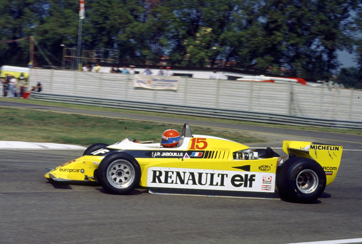 For the 1st (and only time so far), the 1980 Italian GP wasn't held at @Autodromo_Monza but @autodromoimola instead.
For Jean-Pièrre Jabouille in the Renault RE20, it meant another retirement.
#F1 #ImolaGP #RSspirit #RenaultF1 https://t.co/T6tEbGXyLb
