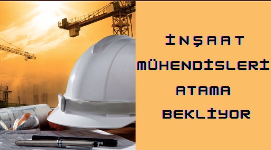 Dünyanın en çok konut üreten ülkelerinden biriyiz! Çok daha önemlisi bir deprem ülkesiyiz!
Deprem öldürmez, çürük binalar öldürür!
İnşaat sektöründe liyakat öne çıkmalı, hayatımız ehliyetli ellerde olmalı. Bu yüzden 
#İnsaatMuh5binAtamaİstiyor