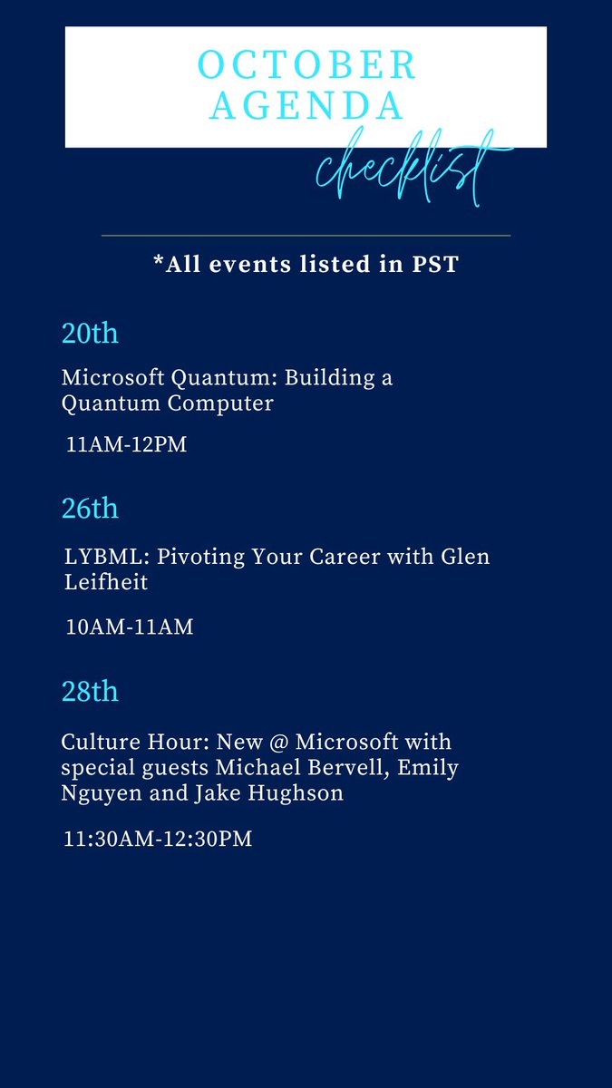 HAPPENING NOW!

Join us @ 11 am PST to hear Glenn Leifheit speak about his career journey 😎