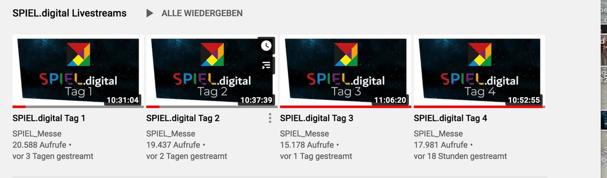 SPIEL_Messe's tweet photo. Falls ihr den offiziellen Live-Stream der #SPIELdigital mit seinem tollen Programm verpasst habt und euch nun darüber ärgert: Die Sendungen aller 4 Tage findet ihr bei auf https://t.co/aRQQHfV17Y #teamknuffig https://t.co/1jfC5xeScz