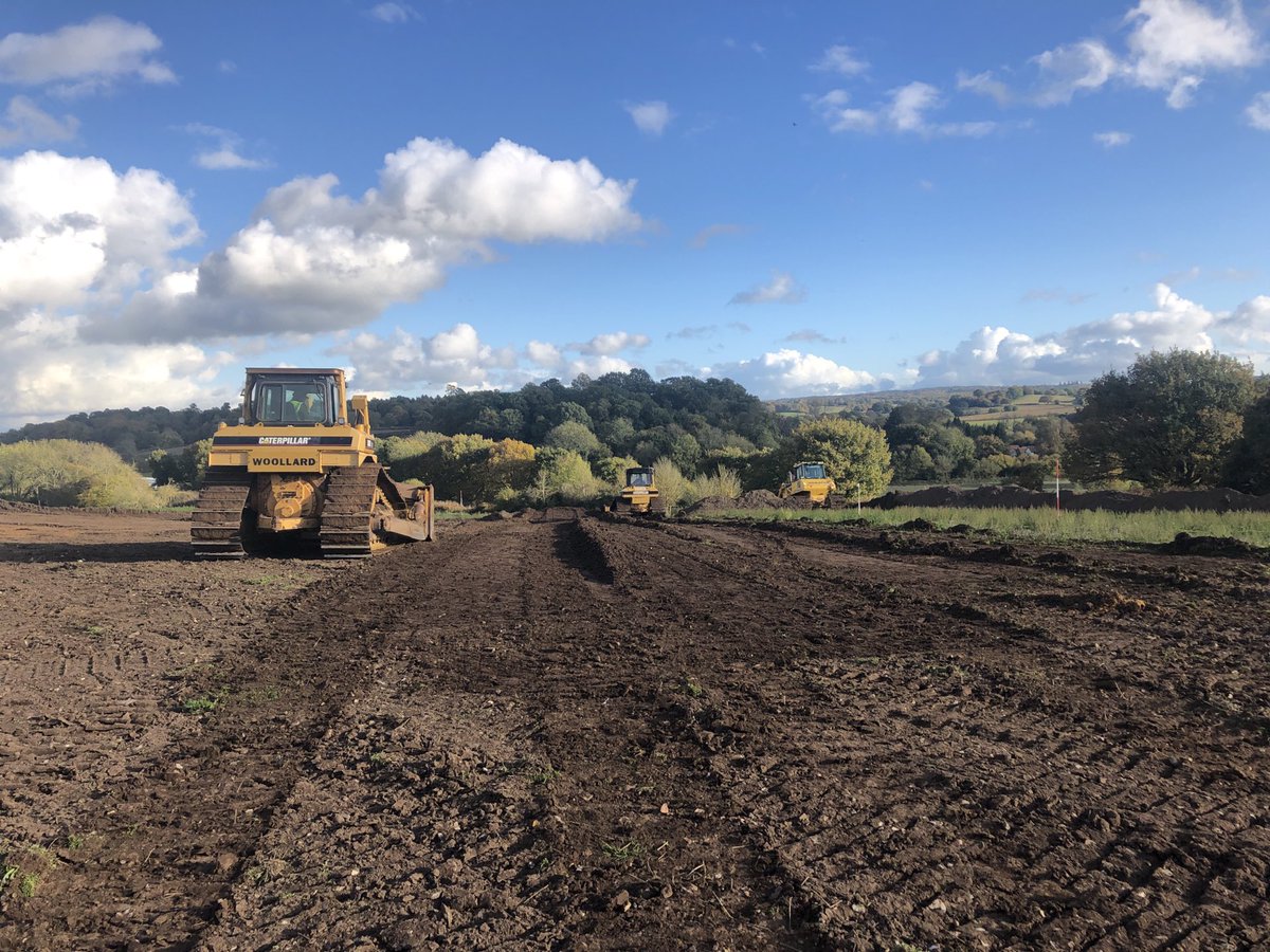 Starting to build new lagoon today #resilience