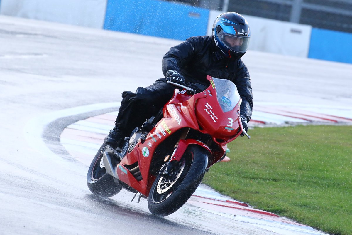 Wife and myself had a fantastic time <a href="/DoningtonParkUK/">Donington Park</a> with <a href="/RonHaslam/">HondaRonHaslamRaceSchool</a> even if it did rain.
Will definitely be back as and when it's possible.
Thank you to you all.
