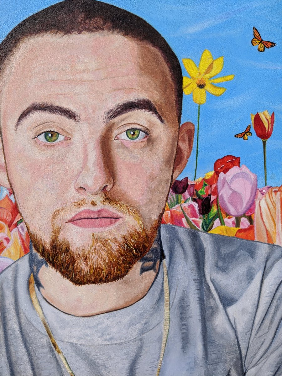 JasminReneeArt's tweet photo. Someone told me "all I do is show off my Mac picture." First off, it's my painting. Second off, I poured my heart and time into it. 

I'm proud of my art and love sharing my work so to those bothered by that here's more pictures 🙂 https://t.co/xufjeSuNVN