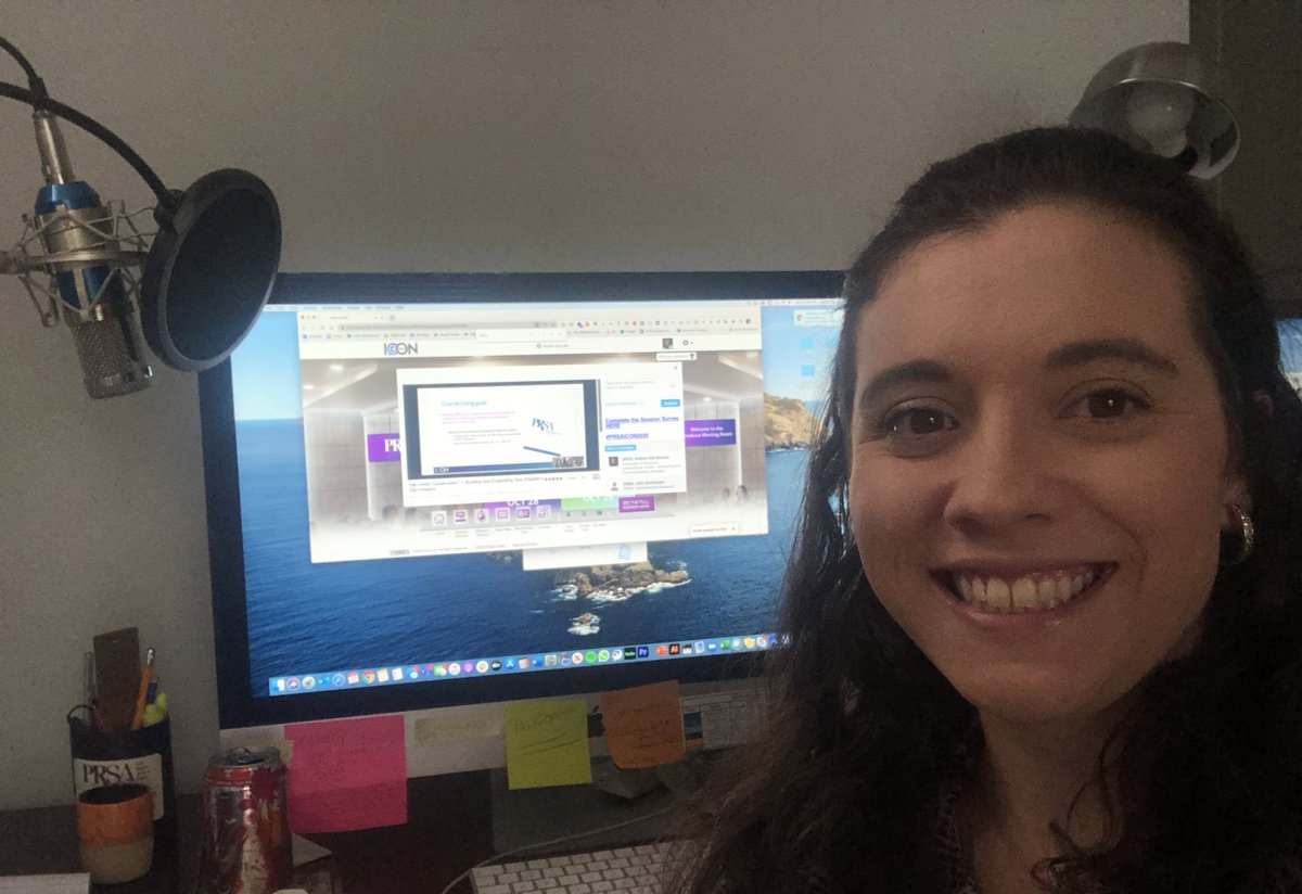 andreagils's tweet photo. My first session at #prsaicon2020 is live!! Tune into our session D&amp;I Under Construction now :) @PRSADiversity #prdiversity #prsa #prssaicon2020 https://t.co/PyHmg7Uxlo