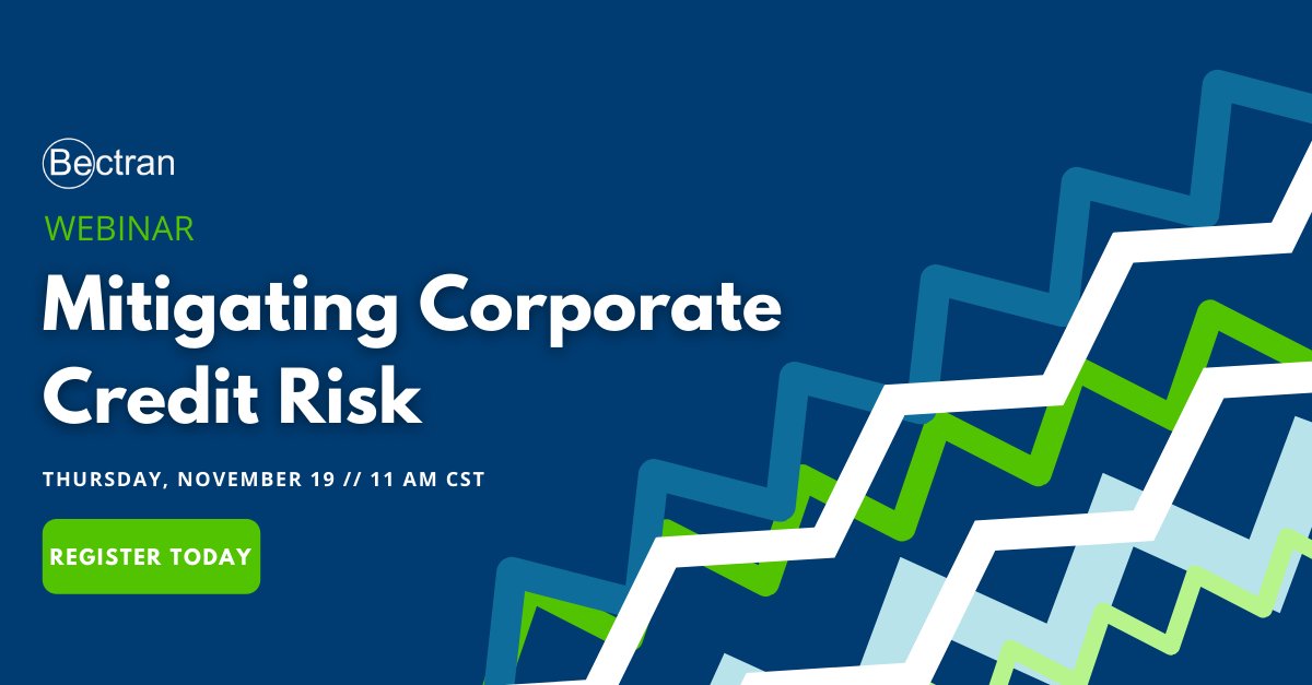 Bectran's tweet photo. Join us next month to learn about the proven methodologies for managing credit risk exposure when conducting business on a global scale.
Reserve your spot in the discussion today, using this link: https://t.co/67iE8f7tJR
#bectran #bectraninc #webinar #creditriskmanagement https://t.co/NLV70G3JnO