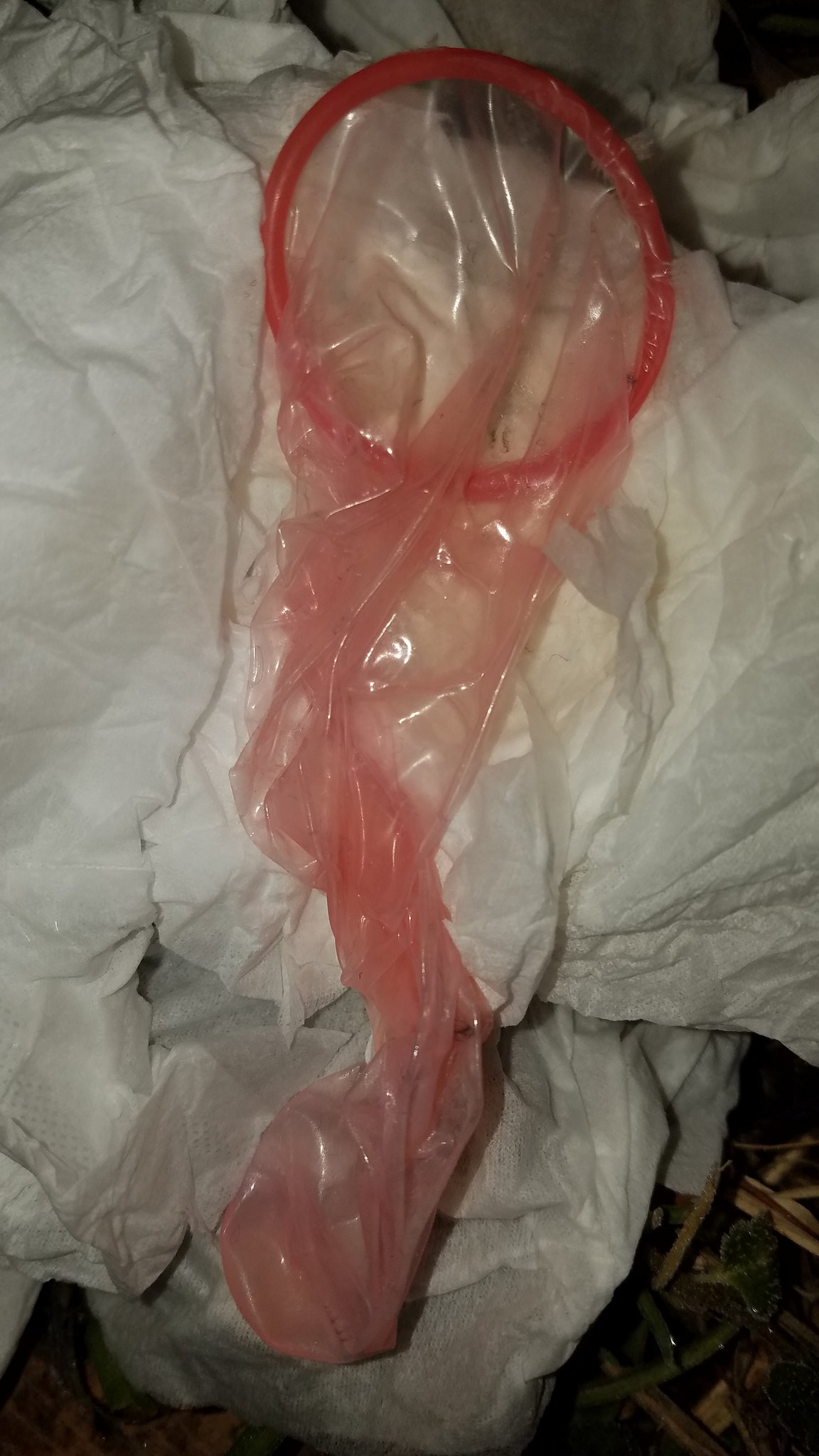 ザーメン コンドーム  