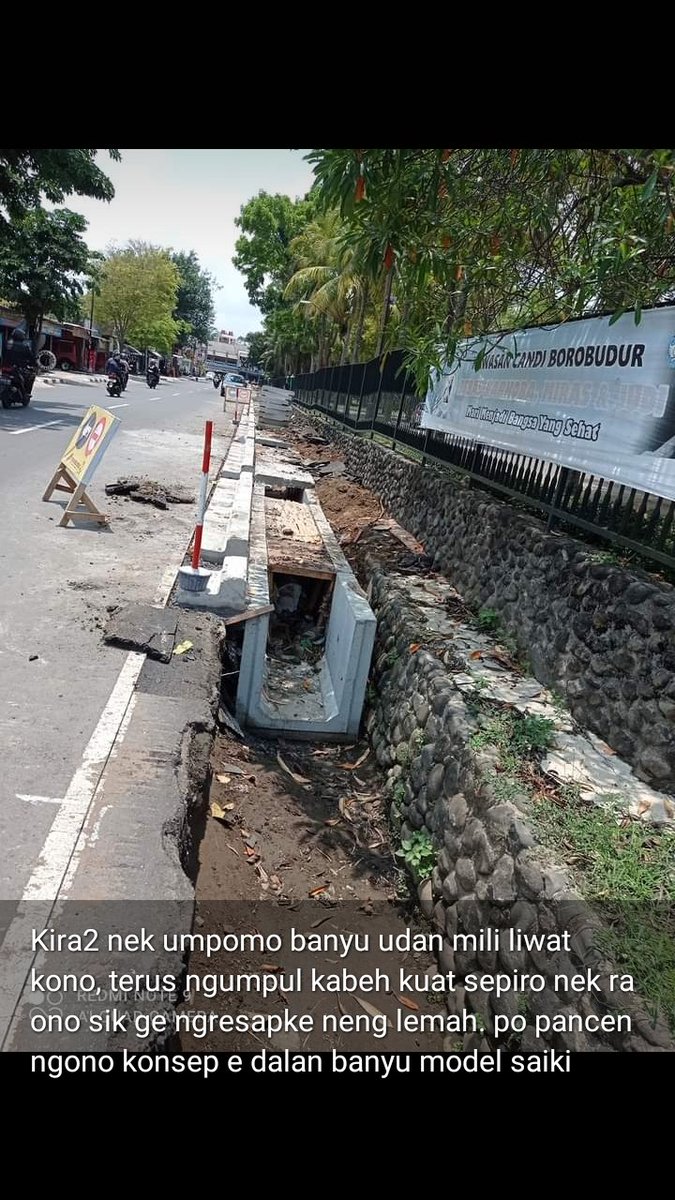 <a href="/IniMagelangKu/">Instagram : @IniMagelangKu</a> <a href="/DinasTerkaitMgl/">Dinas Terkait Kabupaten Magelang</a> Mumpung diCC, Nek umpomo dikasih resapan per min 20 meter mungkin luwih apik