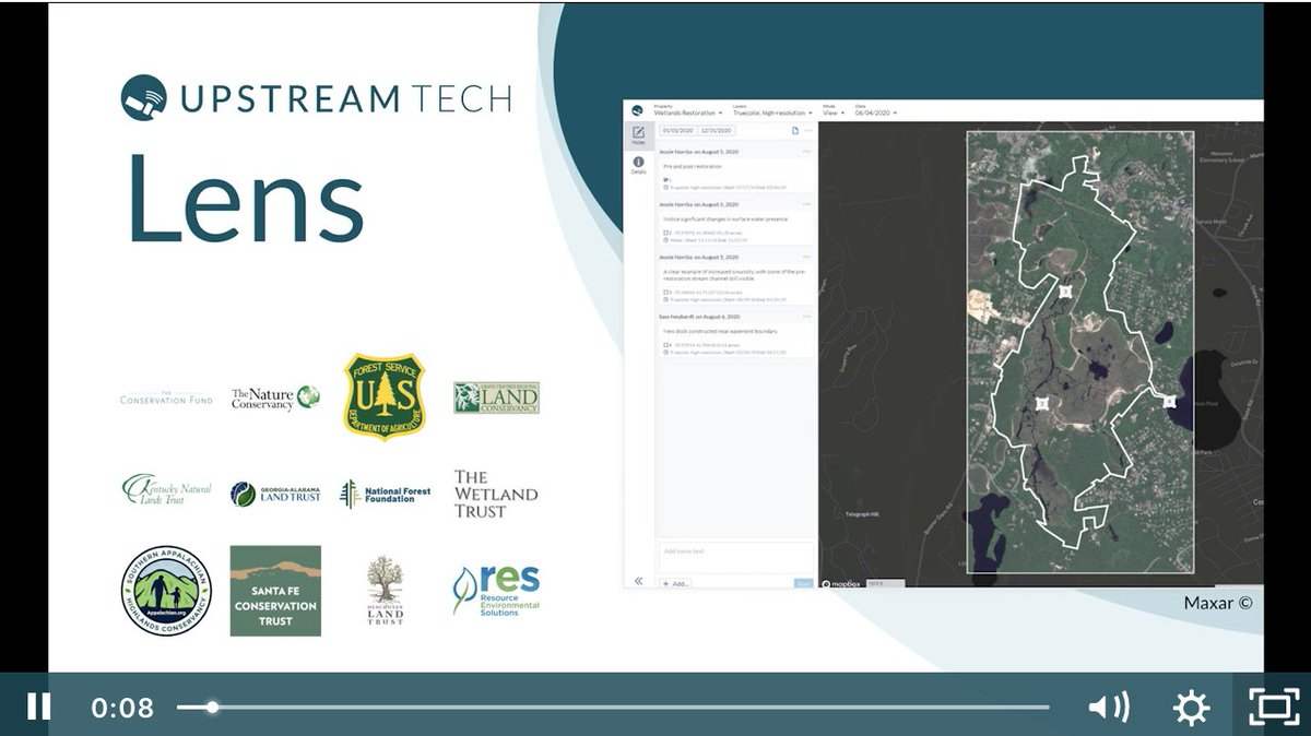 7/10  @upstream_tech uses ML to power two apps: one which focuses on large-scale water management for conservation organizations and another that predicts power generation prediction for hydropower operators.  https://upstream.tech/lens/ ,  https://hydroforecast.com/research/operations-optimization/