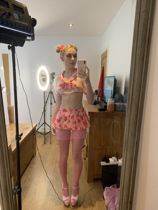 Just finished shooting some very naughty videos and photos in this cute little number Xx coming soon<a href="/tag/mvsales"class="tags"><span>#mvsales</span></a>