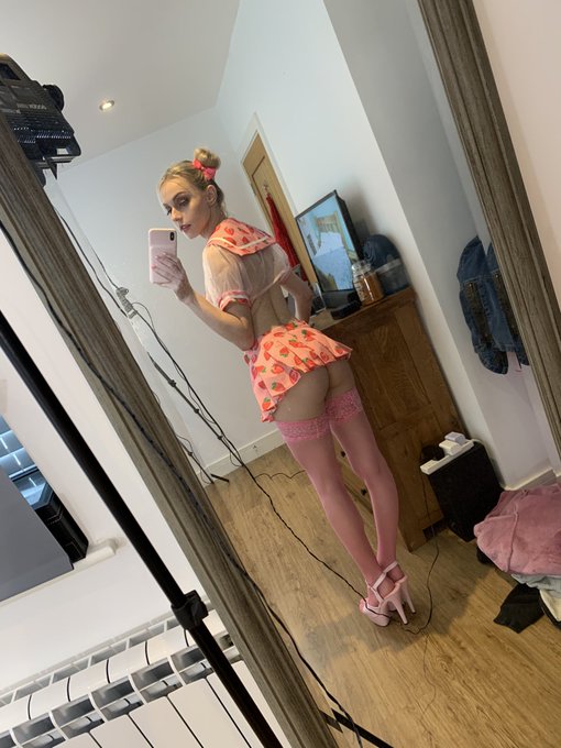 Just finished shooting some very naughty videos and photos in this cute little number Xx coming soon<a href="/tag/mvsales"class="tags"><span>#mvsales</span></a>