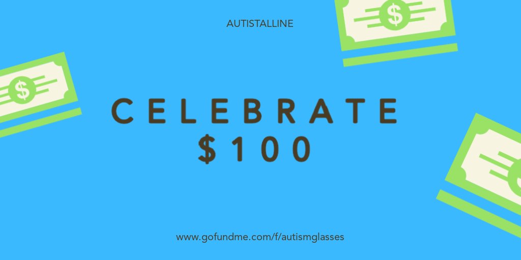 Time to celebrate! We recently received a $100 donation to our GoFundMe campaign, making us one step closer to creating something wonderful for the #autistic community. Thank you to everyone who has donated! 💕 #autism
>>gofundme.com/f/autismglasses