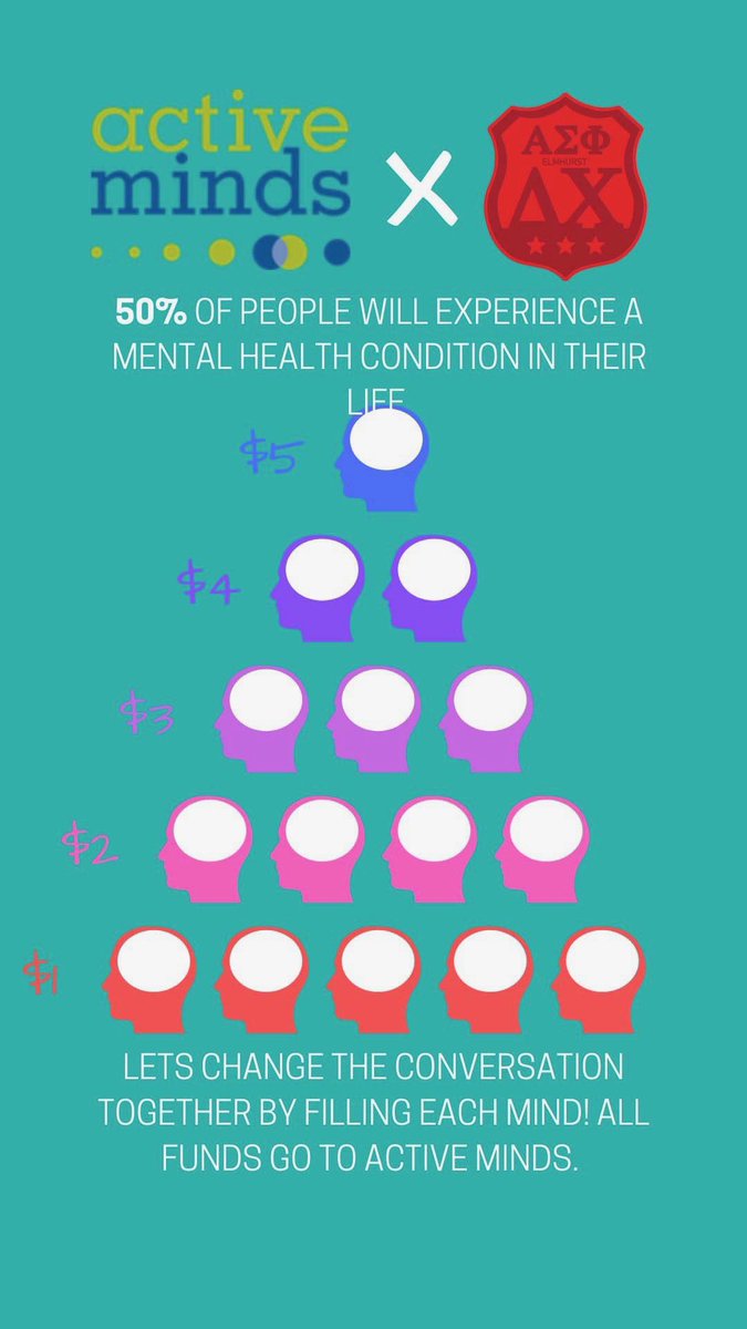 AlphaSigs_EU's tweet image. Be on the lookout this week for the Instagram stories of our active brothers! We are providing resources and raising money for Active Minds as part of our Mental Health Awareness Week. Link in Bio for donations