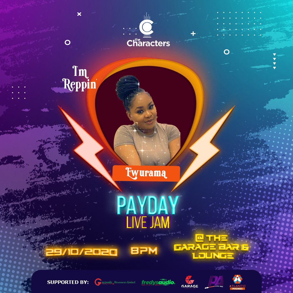 thecharactersgh's tweet photo. And we're super excited that some of our favourite people will be coming through to support the #PayDayLiveJam @garage_ghana .

Inbox us your photo if you're gonna come through. We'll post you!✌🏿🤩

#thecharactersband 
#PayDayLive https://t.co/4SDd62Vo55