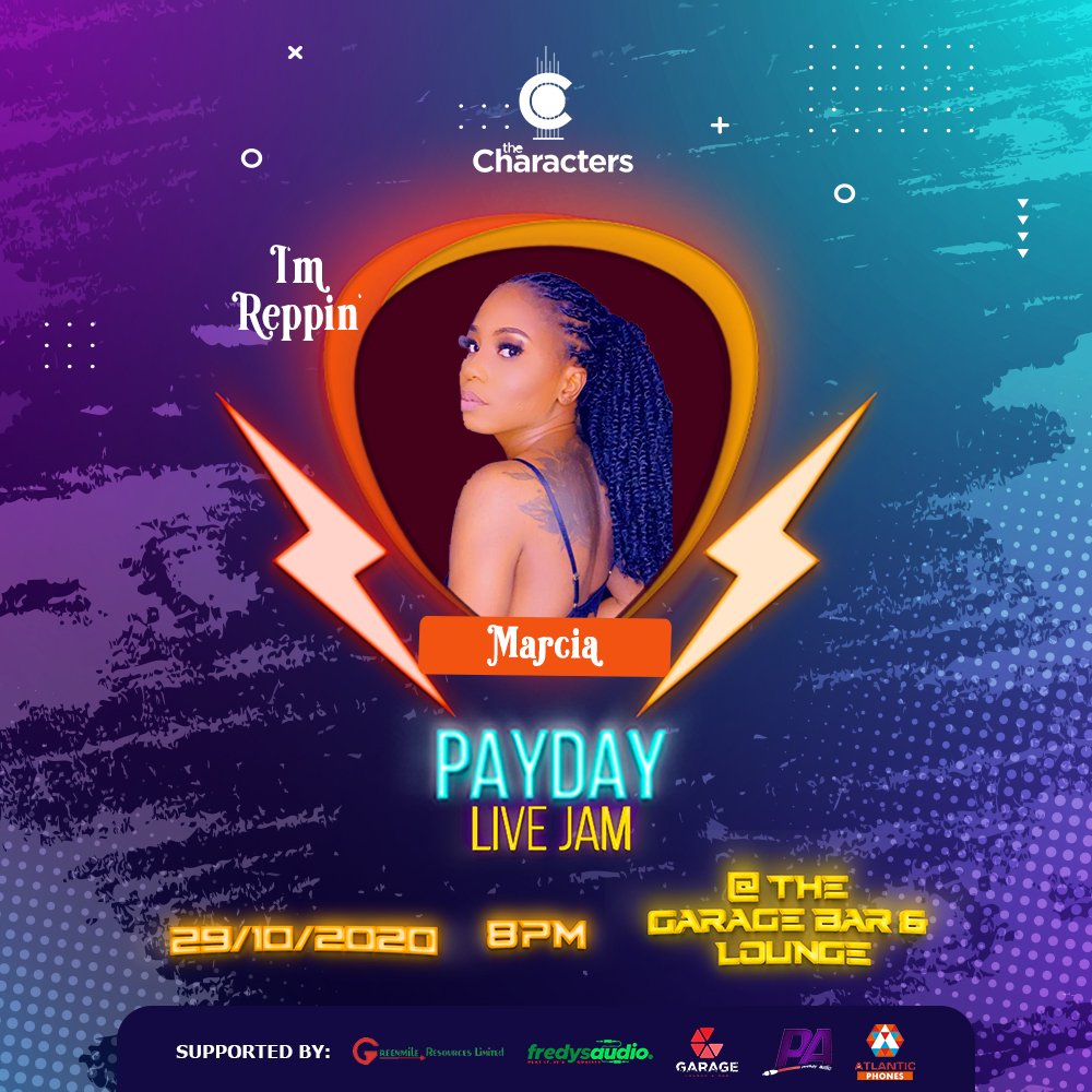 thecharactersgh's tweet photo. And we're super excited that some of our favourite people will be coming through to support the #PayDayLiveJam @garage_ghana .

Inbox us your photo if you're gonna come through. We'll post you!✌🏿🤩

#thecharactersband 
#PayDayLive https://t.co/4SDd62Vo55