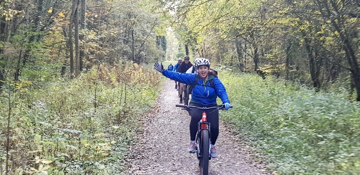 Thank you <a href="/truenorthadv/">truenorthadventures/cyclehub</a> for an exhilarating day's tour, on your top end e-mountain bikes, which began from our front door!