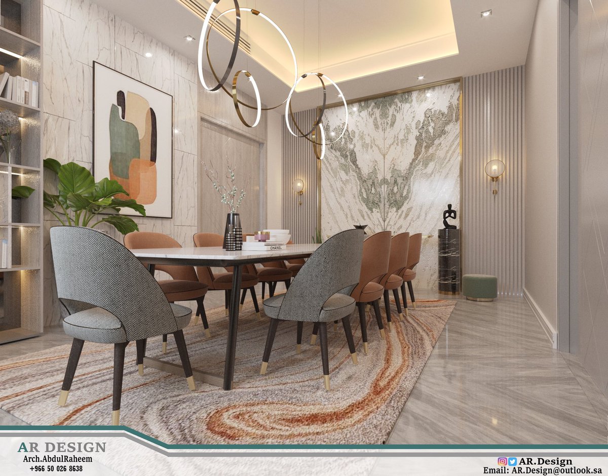 ARDesign15's tweet image. صالة طعام بنمط تصميم مودرن .

#فلل #فيلا #ديكور_خارجي #ديكور #فلل_مودرن #فلل_كلاسيكي #مكاتب #مهندس #مصممون #مهندس_معماري #هندسة_معمارية #تنسيق #تصاميم #ديكور_داخلي #عمائر #ابراج #واجهات #واجهات_مودرن #واجهات_خارجية #بيوت #شقق #صالات #ديكورات_داخلية #ديكور_اسقف #تصميم