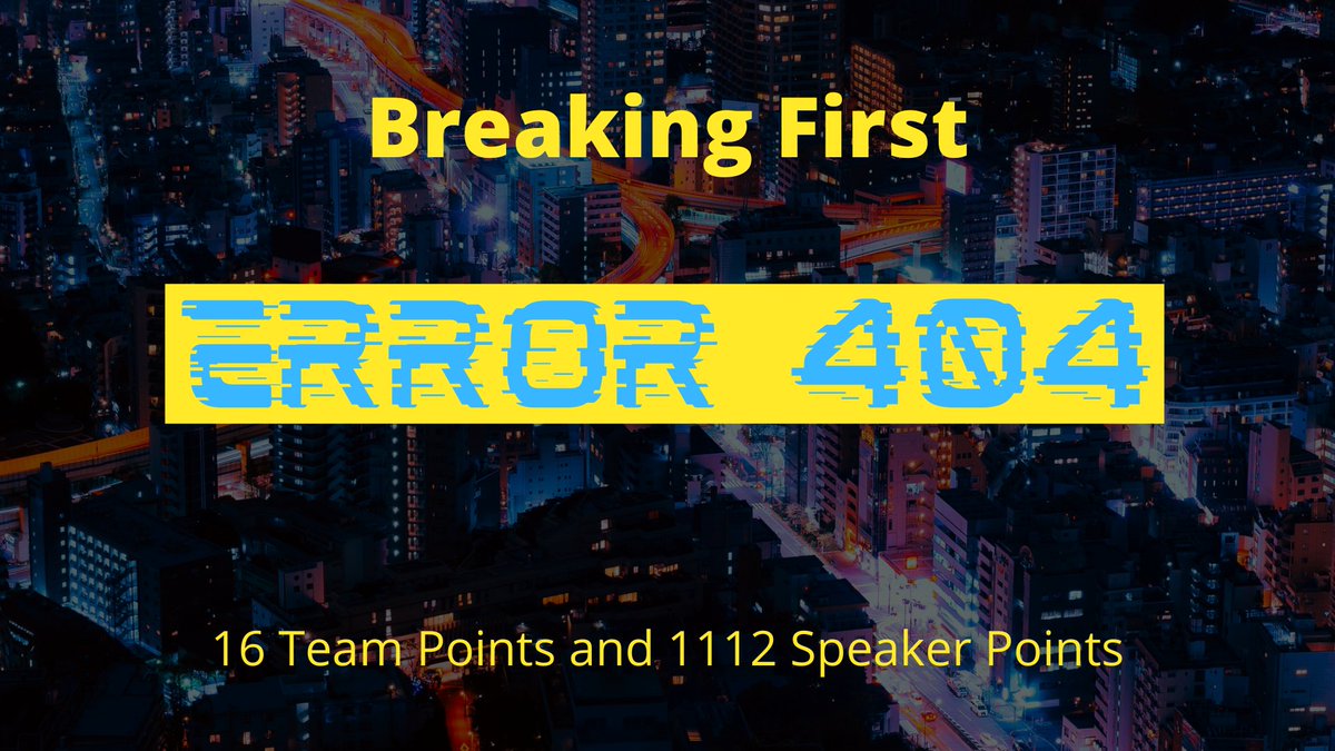 UCTDebating's tweet photo. Breaking first... Error 404! https://t.co/MT9a0HlvZ5