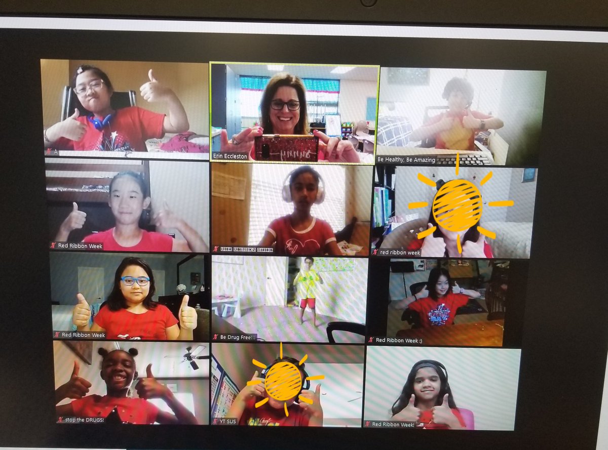 Kicking off Red Ribbon week by wearing my favorite color! <a href="/TWEHowl/">Tom Wilson Elementary</a> #twehowl