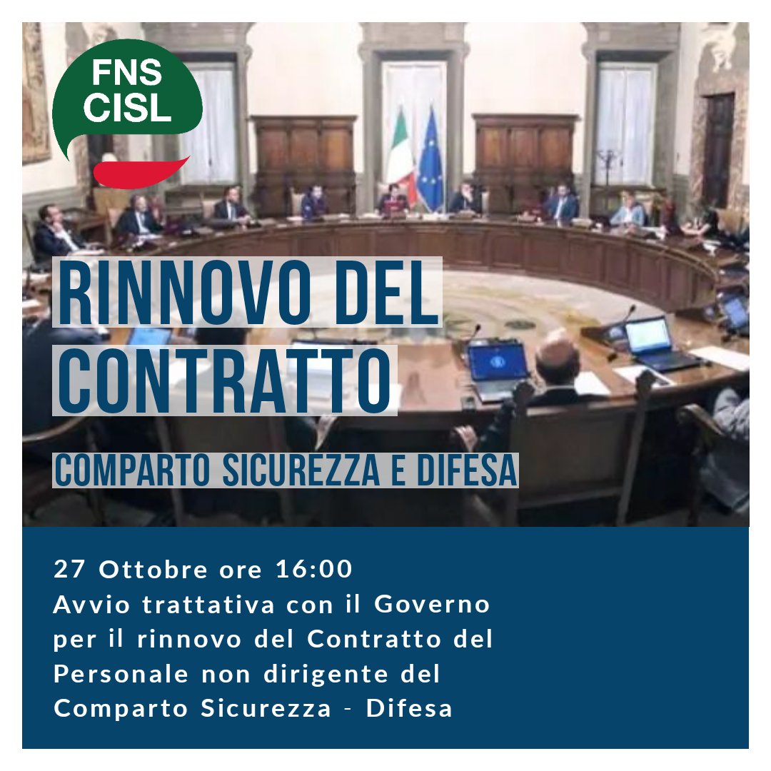 CISL_FNS's tweet photo. #RinnovoContratto #COMPARTOSICUREZZA https://t.co/HlQlfB9zST