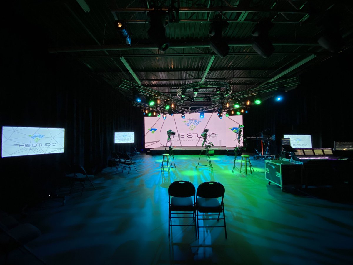 JonBeckett2's tweet photo. It’s going to be a great week at #TheStudio
#ProductionWorldStudios
Want a personal tour of the space?
Please feel free to reach out
jon@productionworld.ca
#GreatStaff
#SafeSpace
#VirtualEvents
#HybridEvents
#VirtualGalas
#Zoom meetings with impact
@productionworld https://t.co/LXH8B23FCU