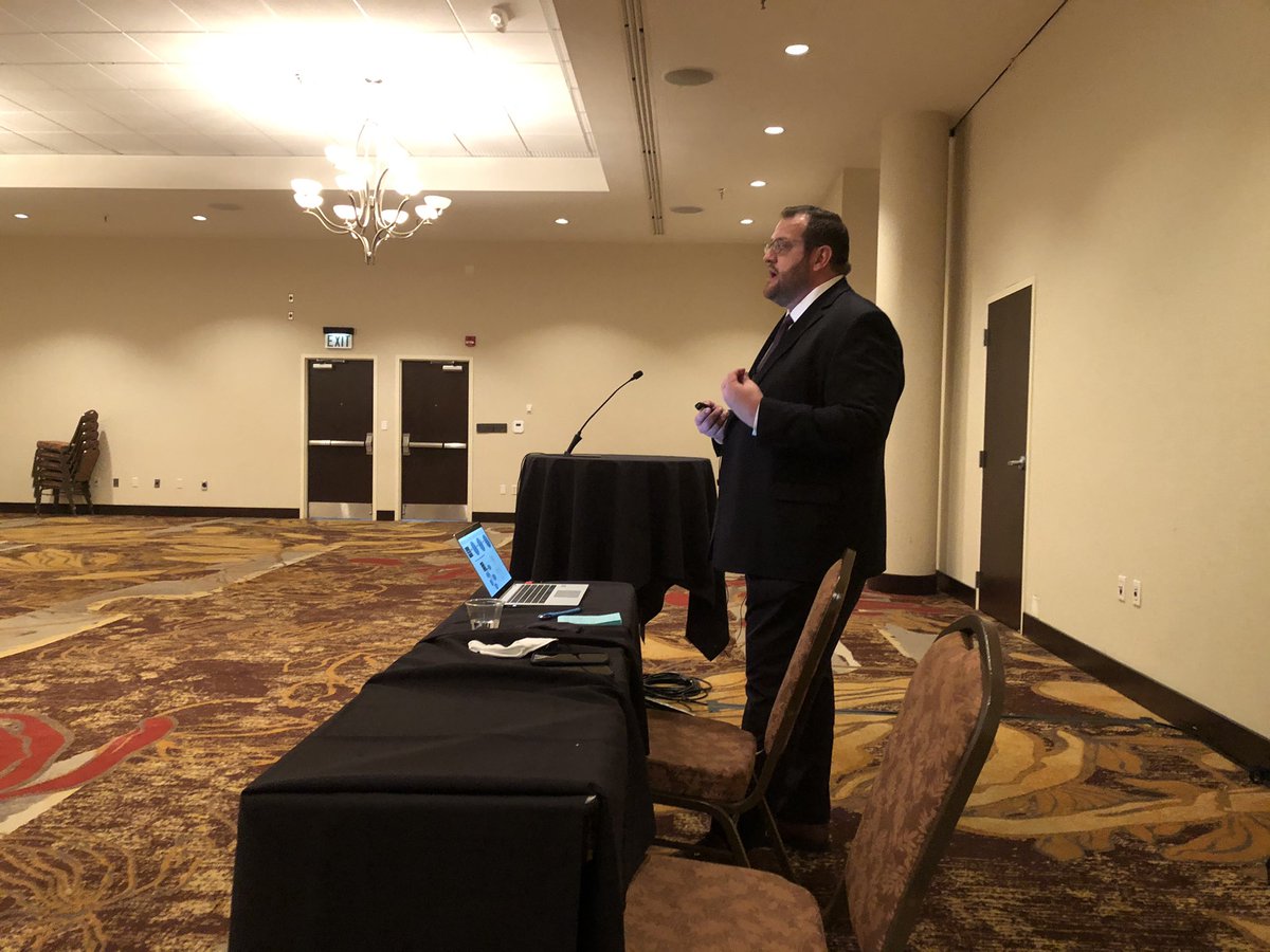 hcraighall's tweet photo. Speaking at a national conference today with @BrettMPeterson1 about a game-changing juvenile justice bill I sponsored last Session. This is how we do national conferences in 2020. 😂 #utpol #hb262 https://t.co/A5OXi95CoJ