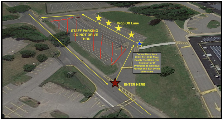Change to Morning Drop-Off Procedures:
An important reminder to families who drive their children to school in the morning - we are adjusting our drop-off procedures starting tomorrow, Monday, October 26.  ow.ly/ehUN50C2Ykz