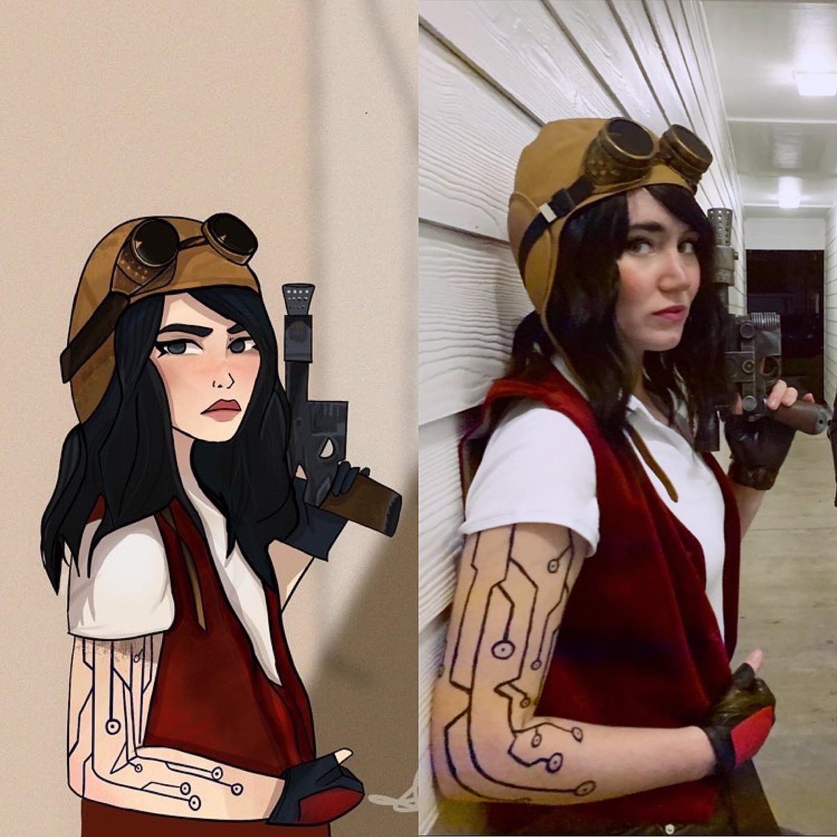 super_snips's tweet photo. I love this cosplay art of my Doctor Aphra! Here’s the art and cosplay reference!
Art by @alice.roz.arts on Instagram
Aphra @super_snips
Triple Zero @Ramen_Pirate
#draphra #501st #vadercomics #starwarsart #triplezero #aphra #000 https://t.co/6jU7LzGc4h