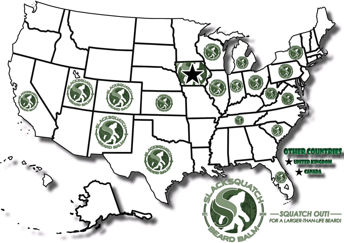 Slack_Squatch's tweet photo. #SlackSquatch Sightings 👀
They are happening all across the USA and other countries too!
Cali ➡️ New York
Canada ➡️ United Kingdom
Haven’t seen #SlackSquatch in your state? Let’s change that 👊
Head to Etsy now and purchase https://t.co/cYi10jFuNb
#SlackSquatchBeardBalm https://t.co/hKBF7PmB1F