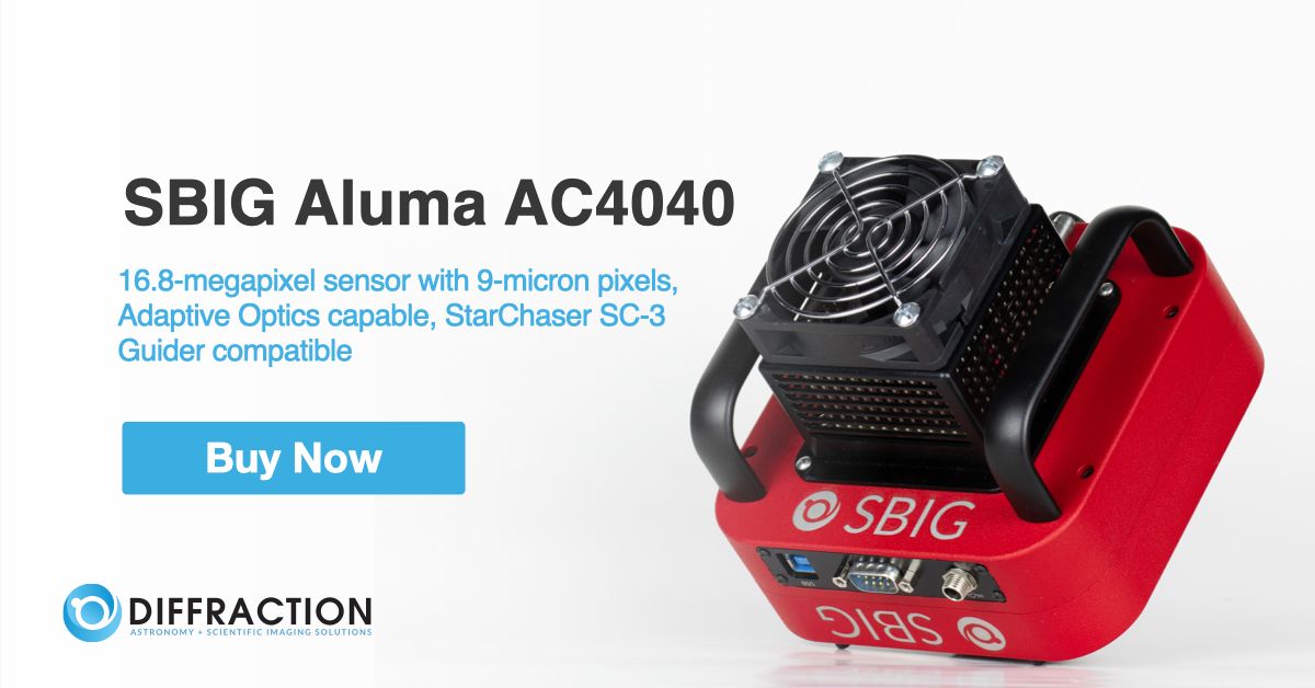 DiffractionSBIG's tweet photo. Do not miss out on our newest Scientific CMOS large format camera. The SBIG Aluma AC4040. Check out its features today! https://t.co/16xH09oKoK #scientificcamera #scientificimaging #photos #photographer #scientificresearch https://t.co/REHSPeECzb