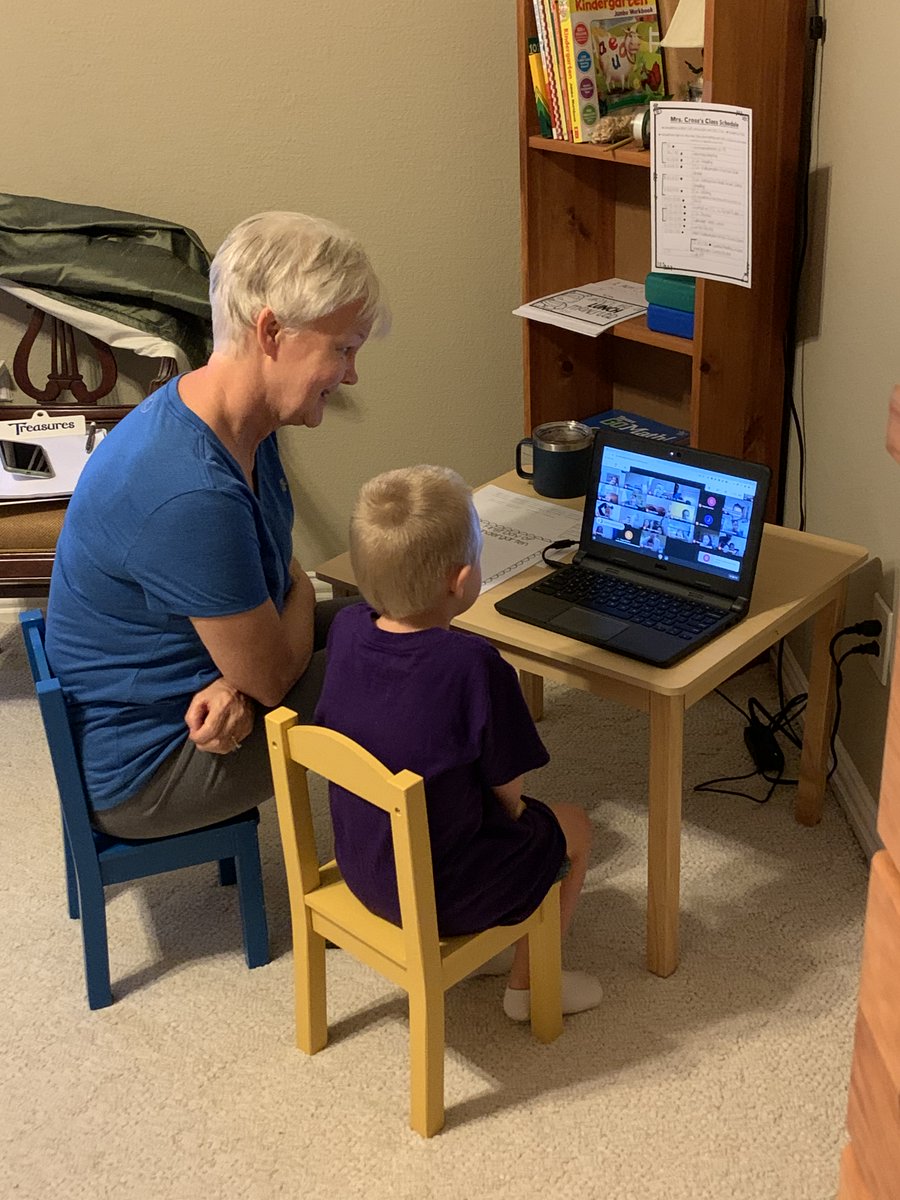 After 50 days of Kindergarten with this sweet boy, he went to big school in person today! I am missing him greatly, but I know we made very special memories for a lifetime! #grandmaschool