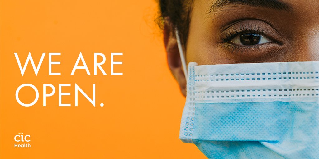 CIC_Health's tweet photo. Word on the street is CIC Health is OPEN! 👋 We are looking forward to serving you so you can get back to living. #CICHealth
Schedule your appointment on our website: https://t.co/GlqLTArR4K https://t.co/tdzn6BE5OM