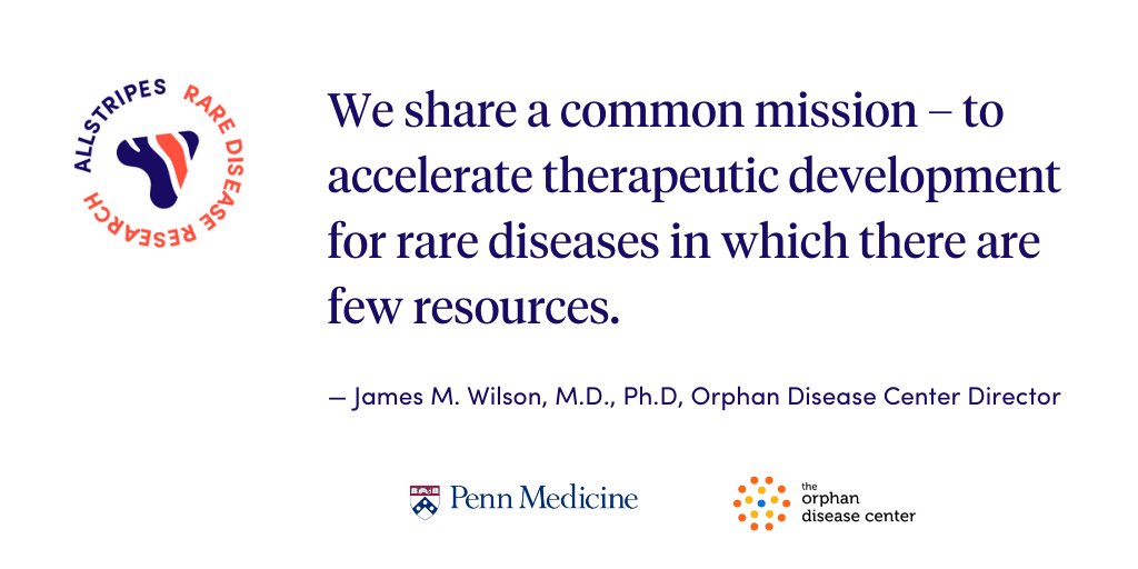 _allstripes's tweet photo. We are excited to announce our partnership  with the Orphan Disease Center and @PennMedicine to advance clinical understanding of #rarediseases. Read more through this press release: https://t.co/jy1BovFcaP https://t.co/TKVgHCEs6f