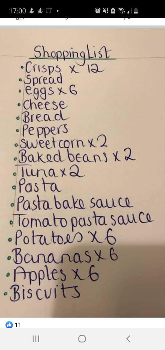KatiePFitz's tweet photo. @EatOrHeat I have two bags of food that I bought for the Salvation Army appeal but they have too much. Will you accept the donation? https://t.co/YX6hG3POaA
