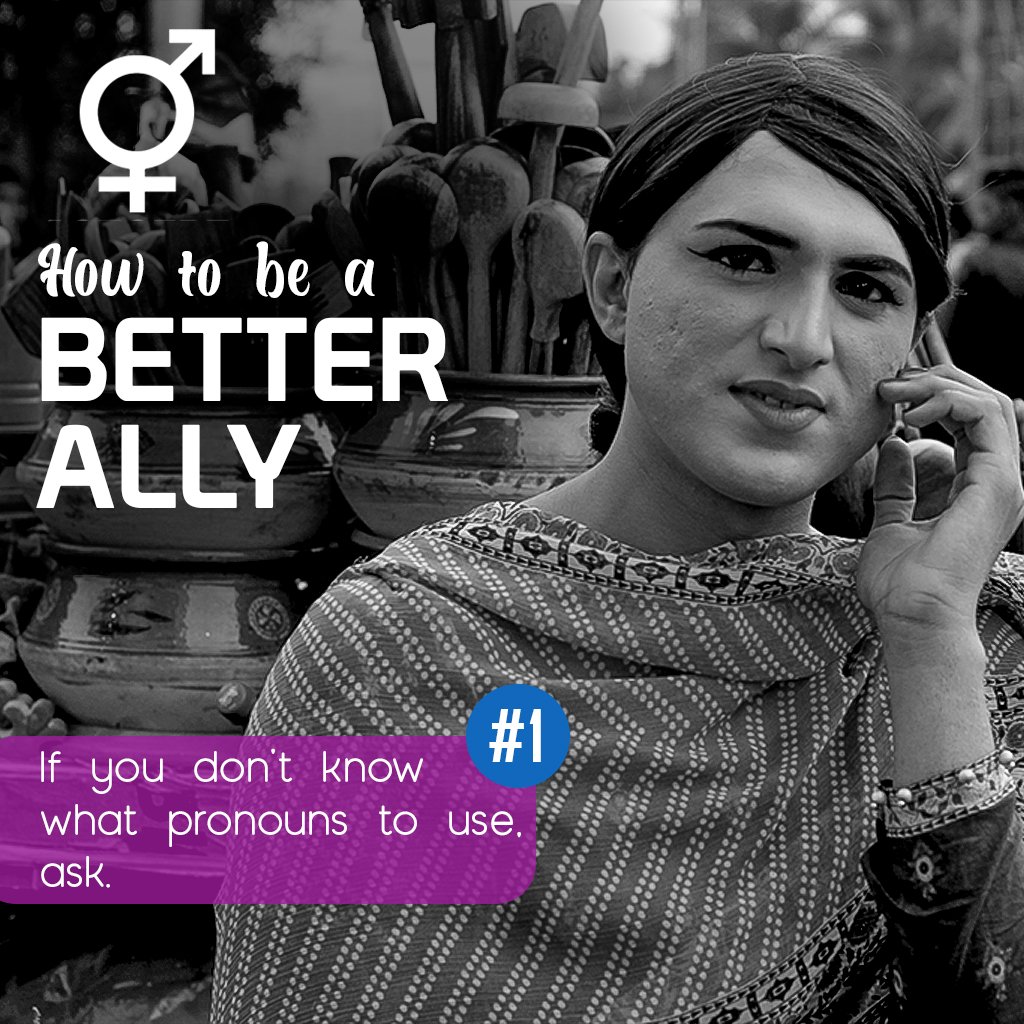 Actcept's tweet photo. Since not everyone gets to interact with trans people on everyday basis it's okay to get confused but it's not okay to hurt them. A small action can leave an impact on their hearts forever. They're an essential part of society and it's important to take care of their sentiments. https://t.co/EL9xSGdSVk