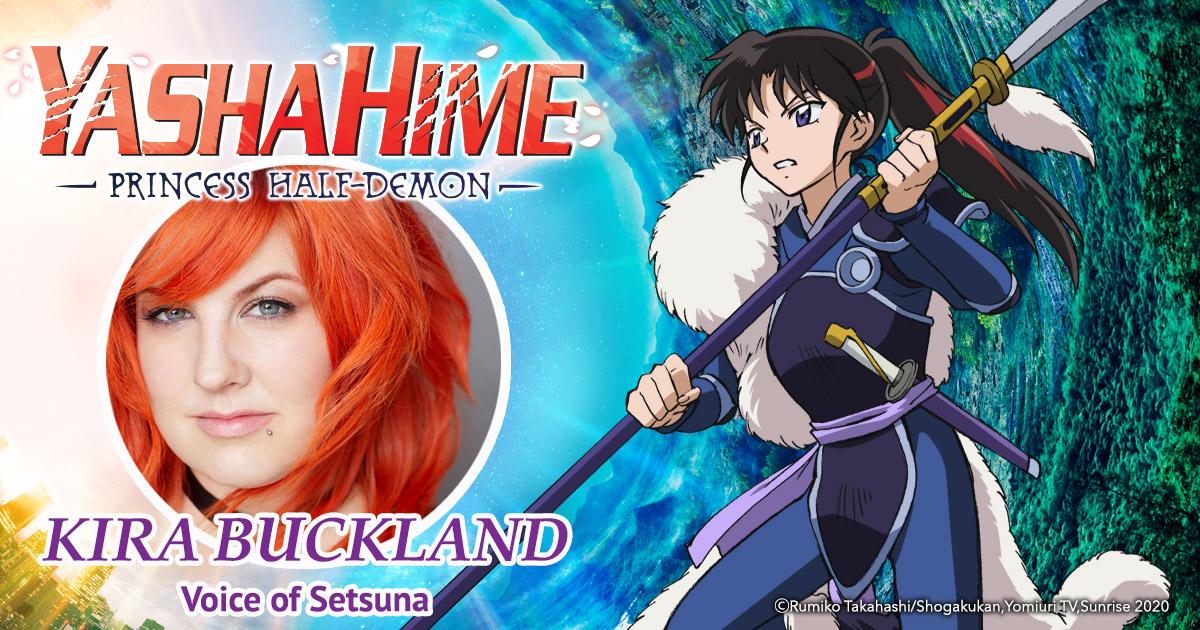Funimation's tweet photo. Great news! The Yashahime: Princess Half-Demon dub will be coming to Funimation! 🎉

What better way to celebrate than with some cast announcements??

🤍 Towa - @tsunderica
💙 Setsuna - @KiraBuckland
❤️Moroha - @TheMorganBerry

Find out more: https://t.co/HPKfr9jYqT https://t.co/wjxTPR5Uov