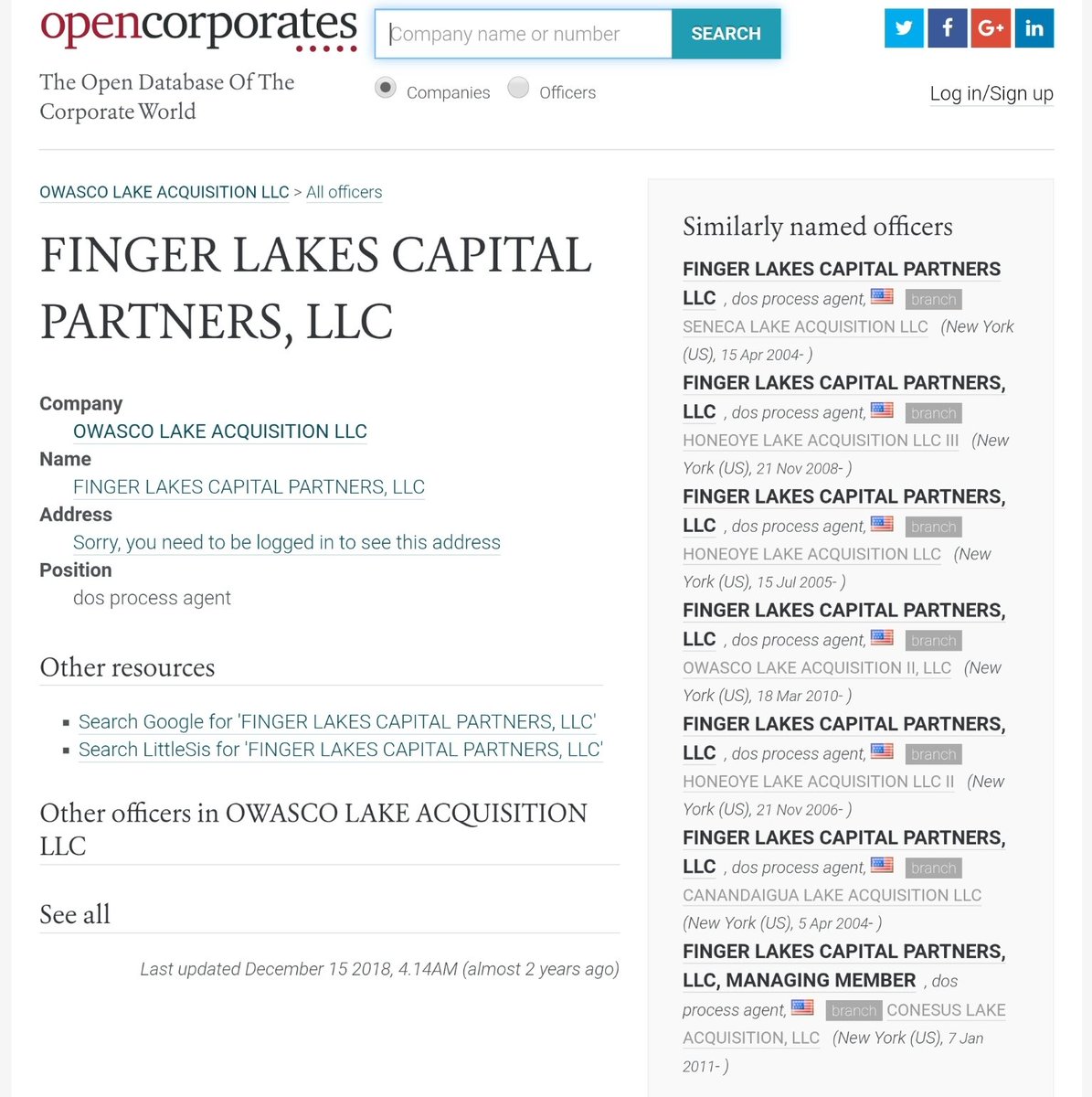 So I started digging and found Hunter's entire Finger Lakes Capital Partners LLC money-laundering empire. 4/ https://opencorporates.com/officers/258131372