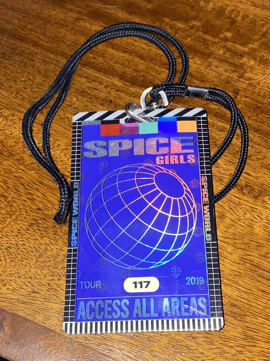ENDING SOON
The @spicegirls 2019 #Spiceworld #Backstage ACCESS ALL AREAS #Crew pass
Very rare & collectable #spicegirls #memorabilia
https://t.co/WyEuUmwlWp https://t.co/pOF9CghIY0