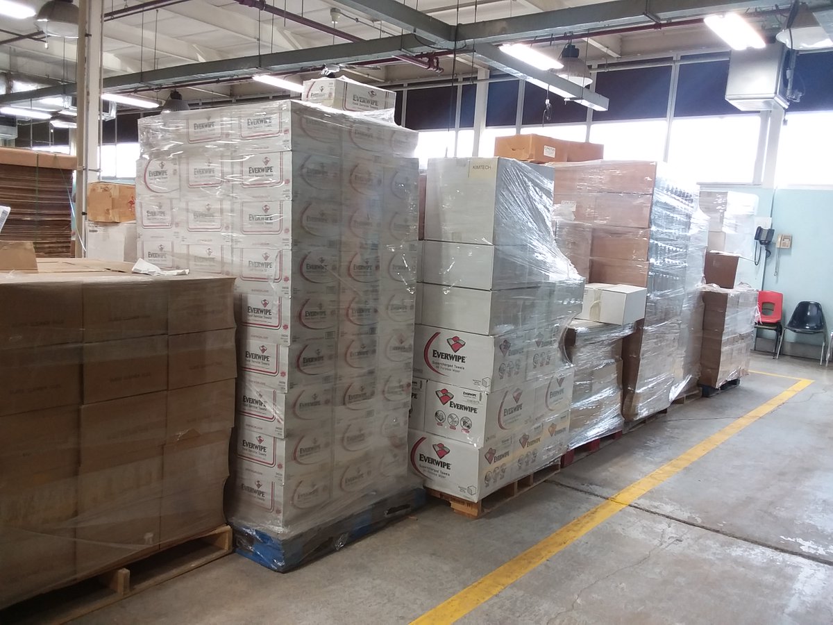 ARCBP's tweet photo. Thank you to our friends @Everwipe for your generous donation of wiping and cleaning supplies! Thank you for helping to keep us clean and safe! #Everwipe #EverydayEverywhereEverwipe https://t.co/S8GH6FSlXa