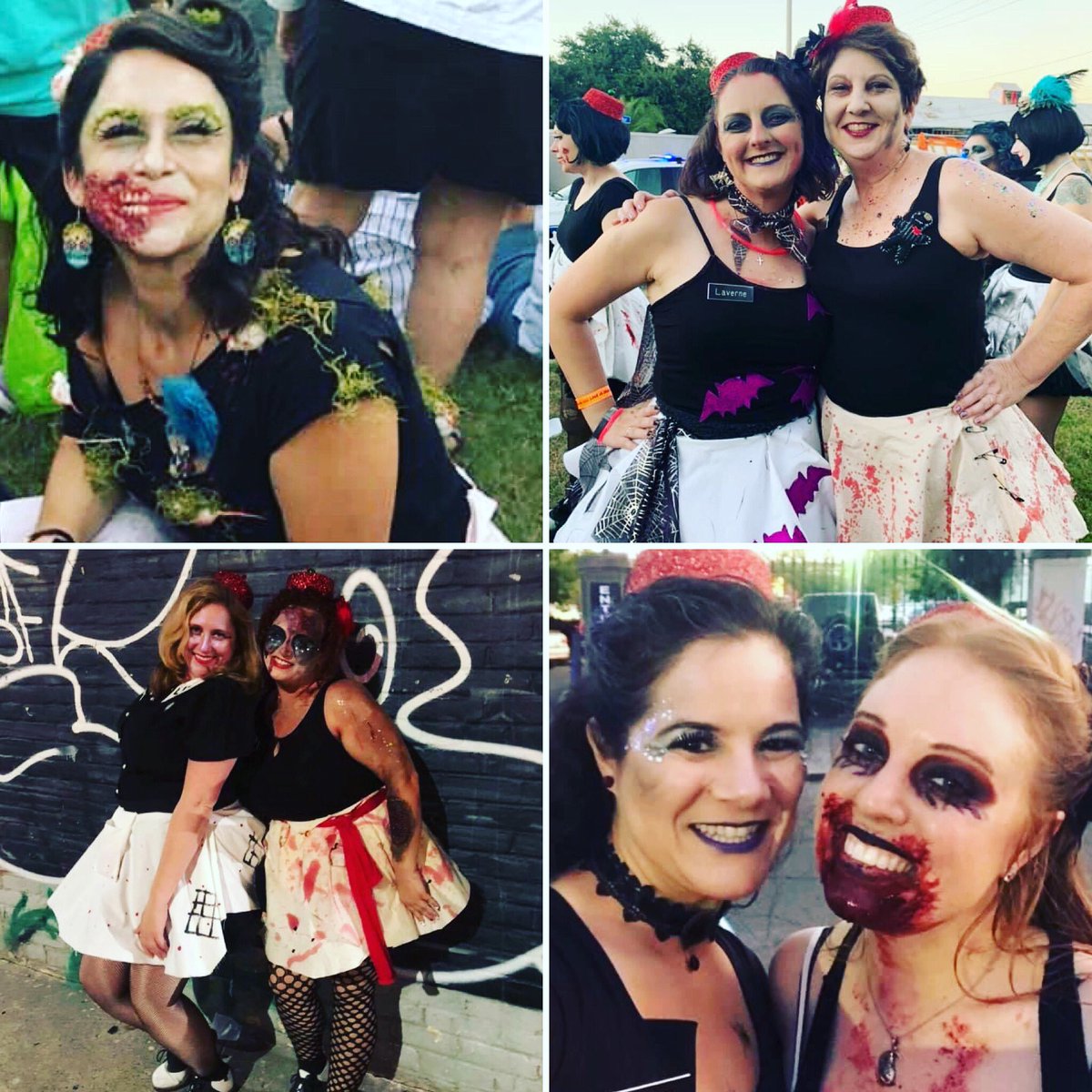 muffalottas's tweet image. We love Halloween so much it’s scary! 🎃#muffalottas #dancetroupe #nola #halloween #community #preCOVID19