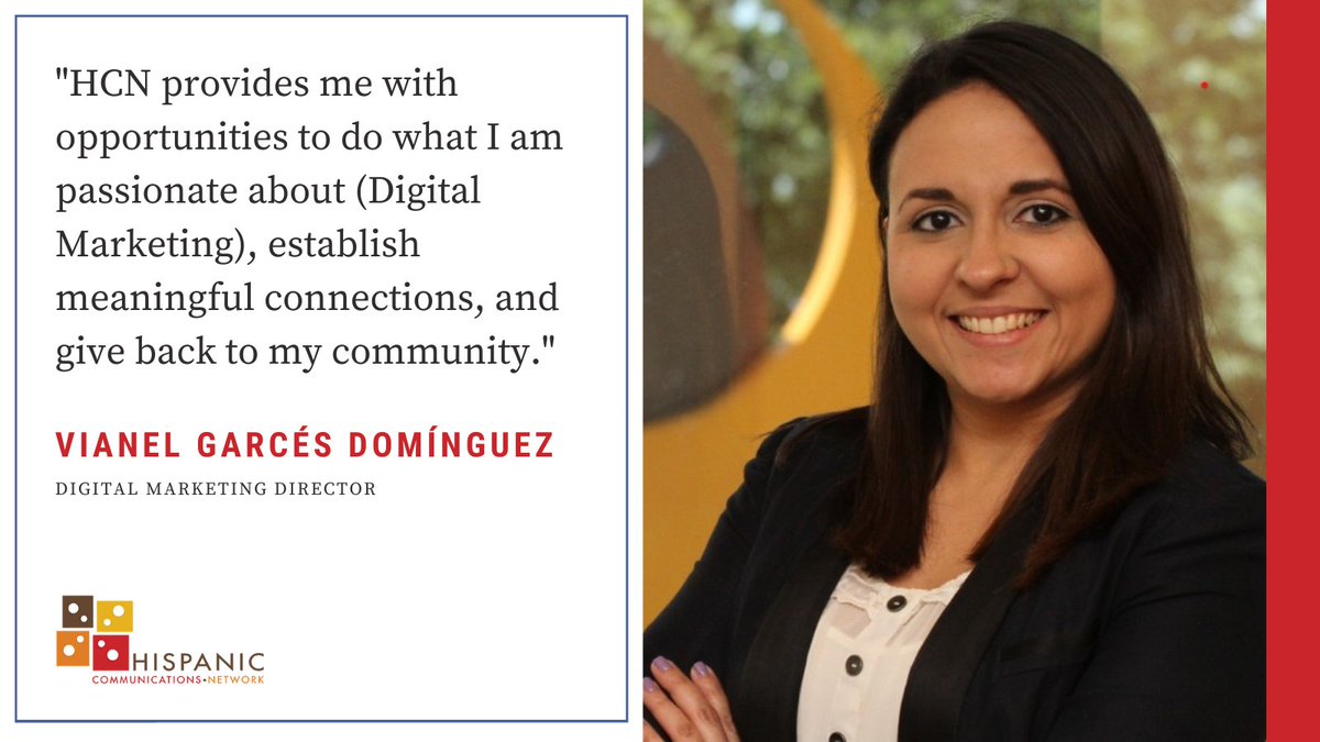 HCN_media's tweet photo. We've asked our new hire Vianel Garcés Domínguez what inspired her to join our team at HCN. 
Congratulations and welcome to the #HCNfam! https://t.co/L12bMFFS3X