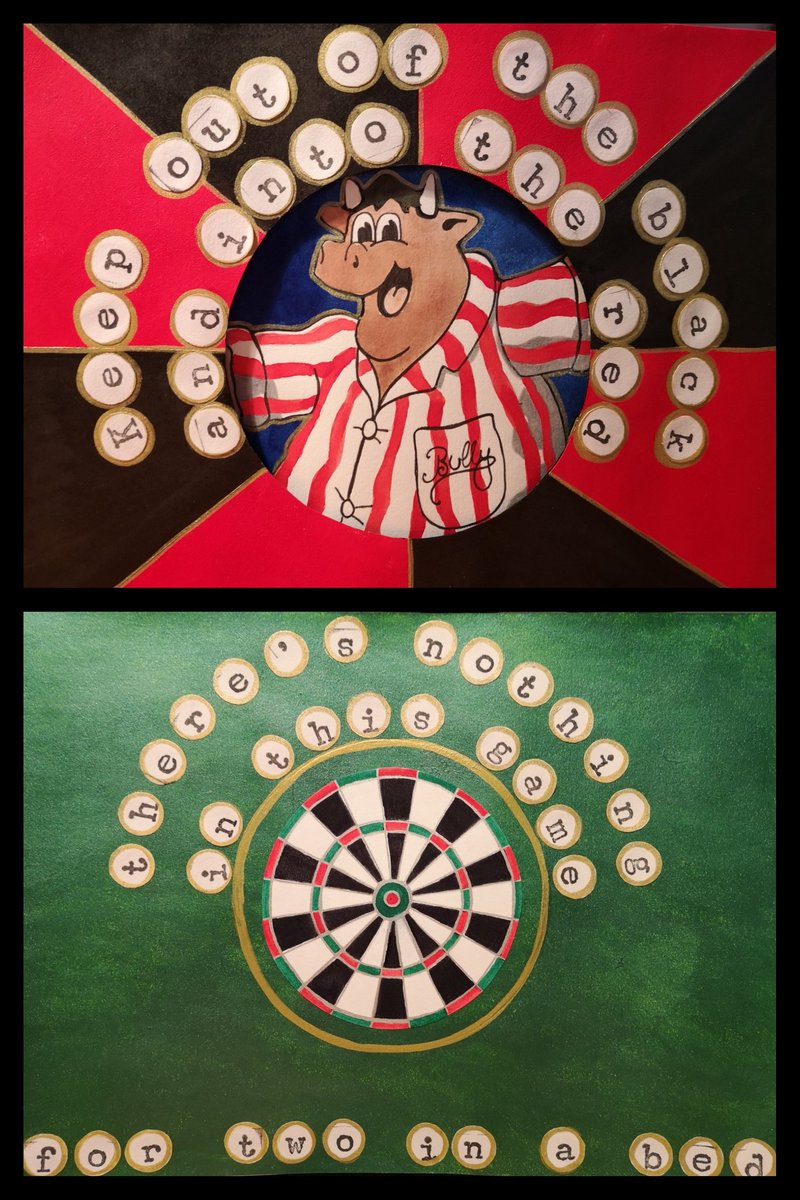 LauraDentArt's tweet photo. #Sketchbookcircle arrived this week & it is game themed.I love a game of darts so #bullseye seemed the perfect choice for my entry #youcantbeatabitofbully #pendrawing #gameon #darts #jimbowen #art #birodrawing #birodrawings #drawing #ArtistOnTwitter #180 #goodarrows #BFH https://t.co/heOhME7TMI