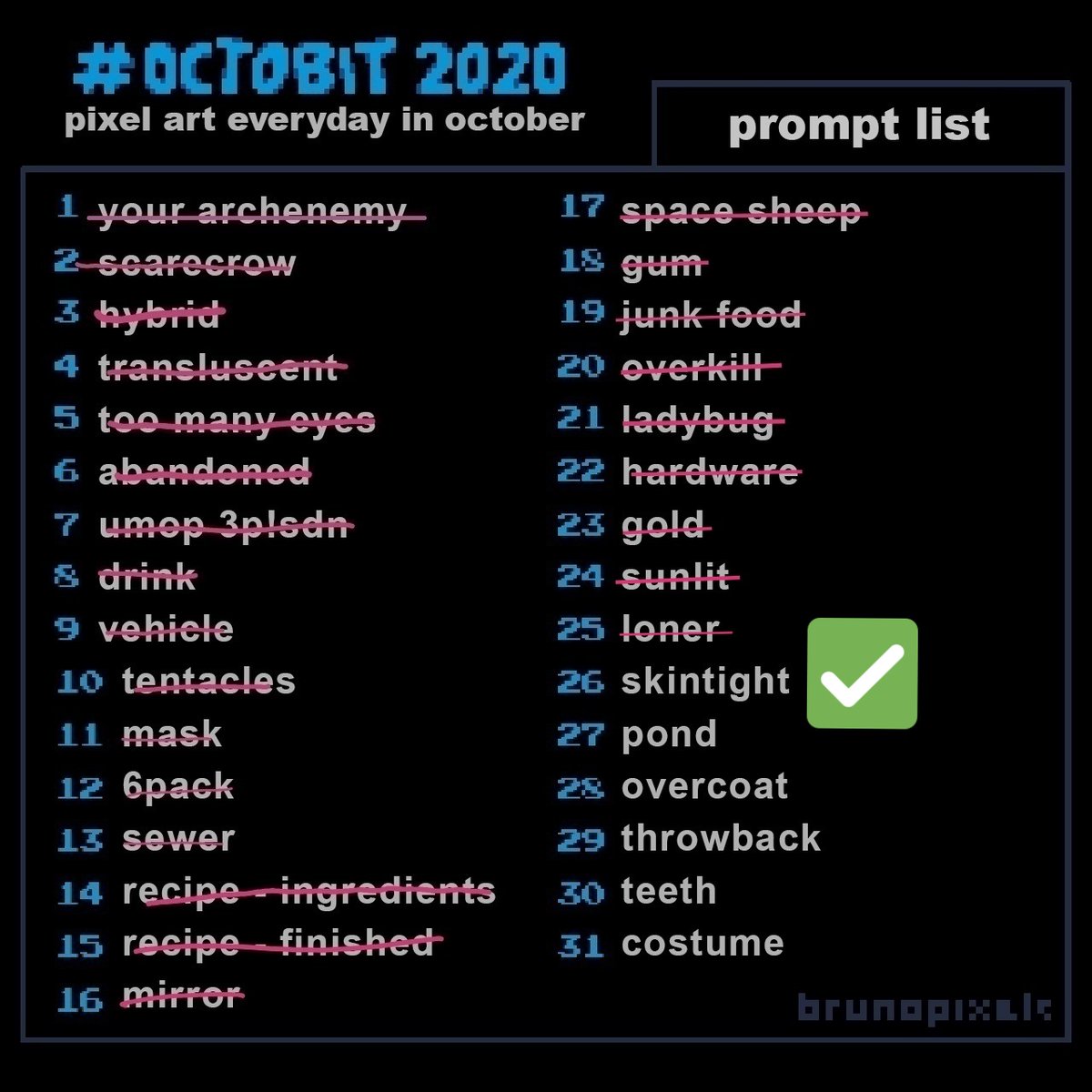 BrainMecha's tweet photo. It's like watching the gods of Olympus
#pixelart #pixelarts #pixelartsociety #pixelgem #gameart #retroart #aseprite #art #arte #mexicanart #pixel #γγγη΅΅ #octobit #challenge #Octobit2020 #malcom #hal https://t.co/FiDkpo35Fq