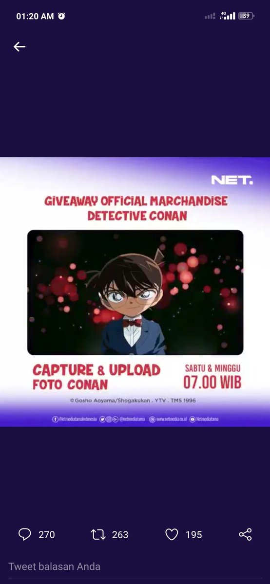 #NETGiveawayDetectiveConan