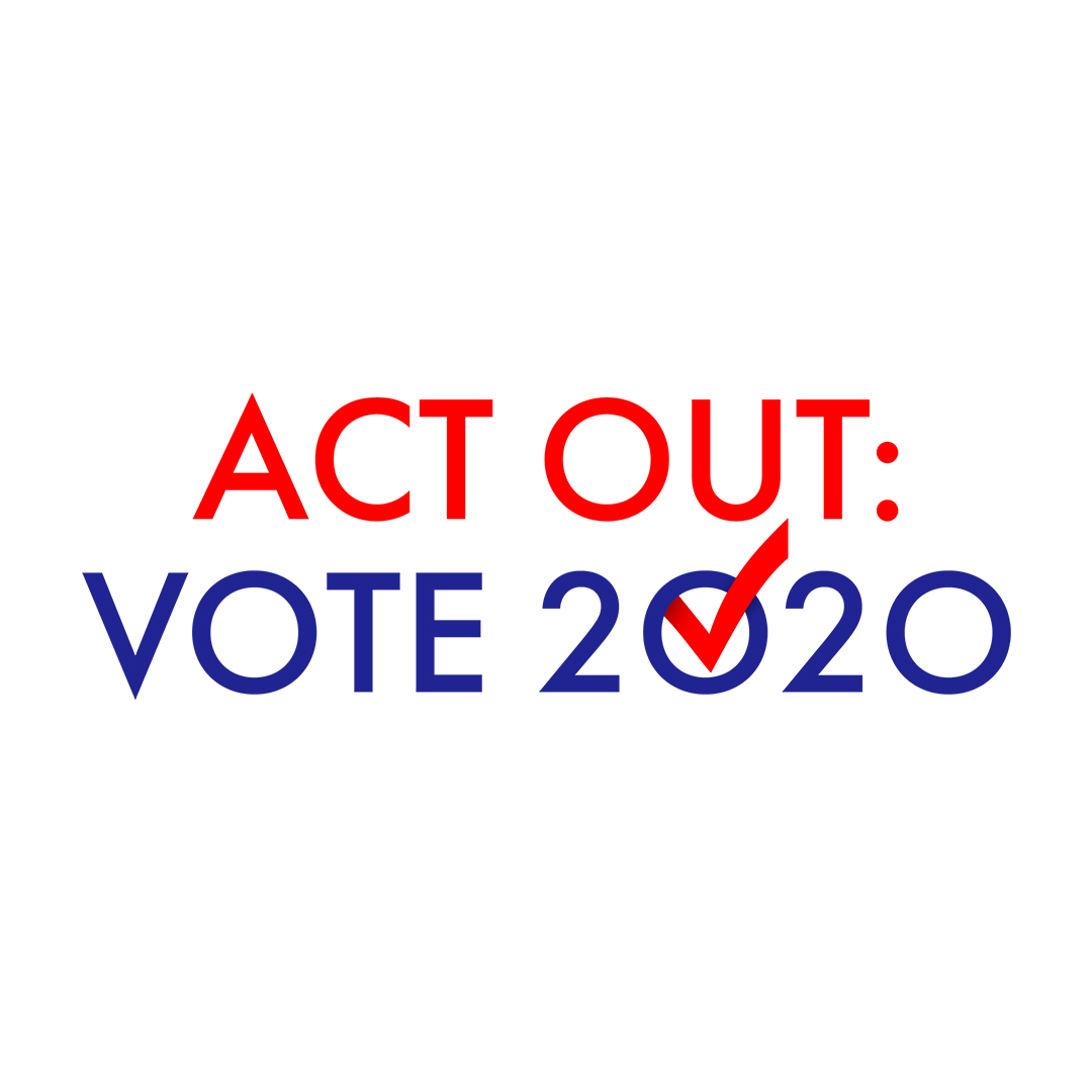 T@F is joining forces with <a href="/WhenWeAllVote/">When We All Vote</a> and theaters across the country to encourage EVERYONE to vote!

Friday 10/29 at 9pm, check out #ActOutVote2020, a star-studded performance featuring exciting voices from across the theater world! bit.ly/ActOutVote2020