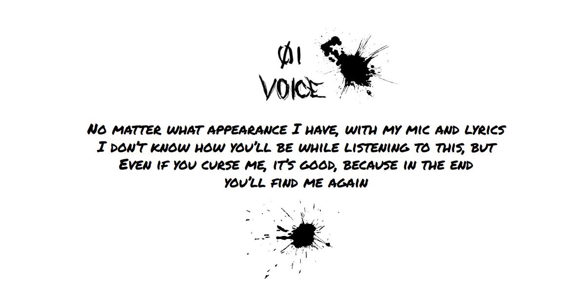 Not only is Namjoon telling his past with rap in Voice, he is also talking to nay-sayers, telling them he'll keep going because this is what he's meant to do +