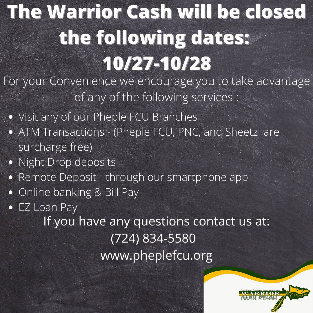 Warrior Cash Stash tweet media