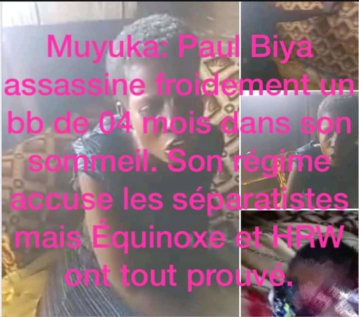 JauressLe's tweet photo. @brendabiya #BiyaMustGo
#EndAnglophoneGenocide
#SaveCameroon https://t.co/9EjXtVbLal