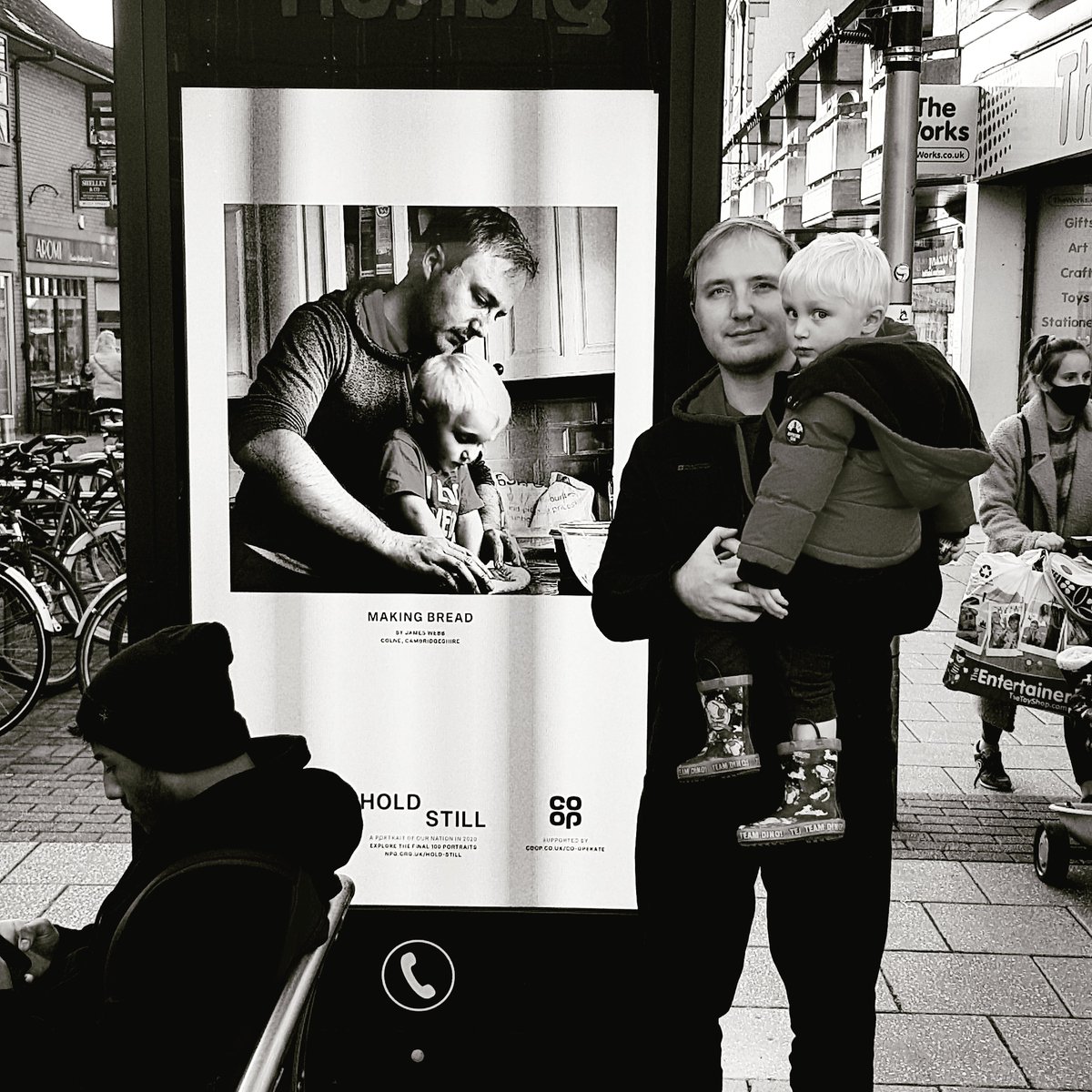 Absolutely blown away with everything going on at the moment. Proud to share this moment with my son! #HoldStill2020 #holdstill #Cambridgeshire #cambridge #makingbread #photography #FatherAndSon